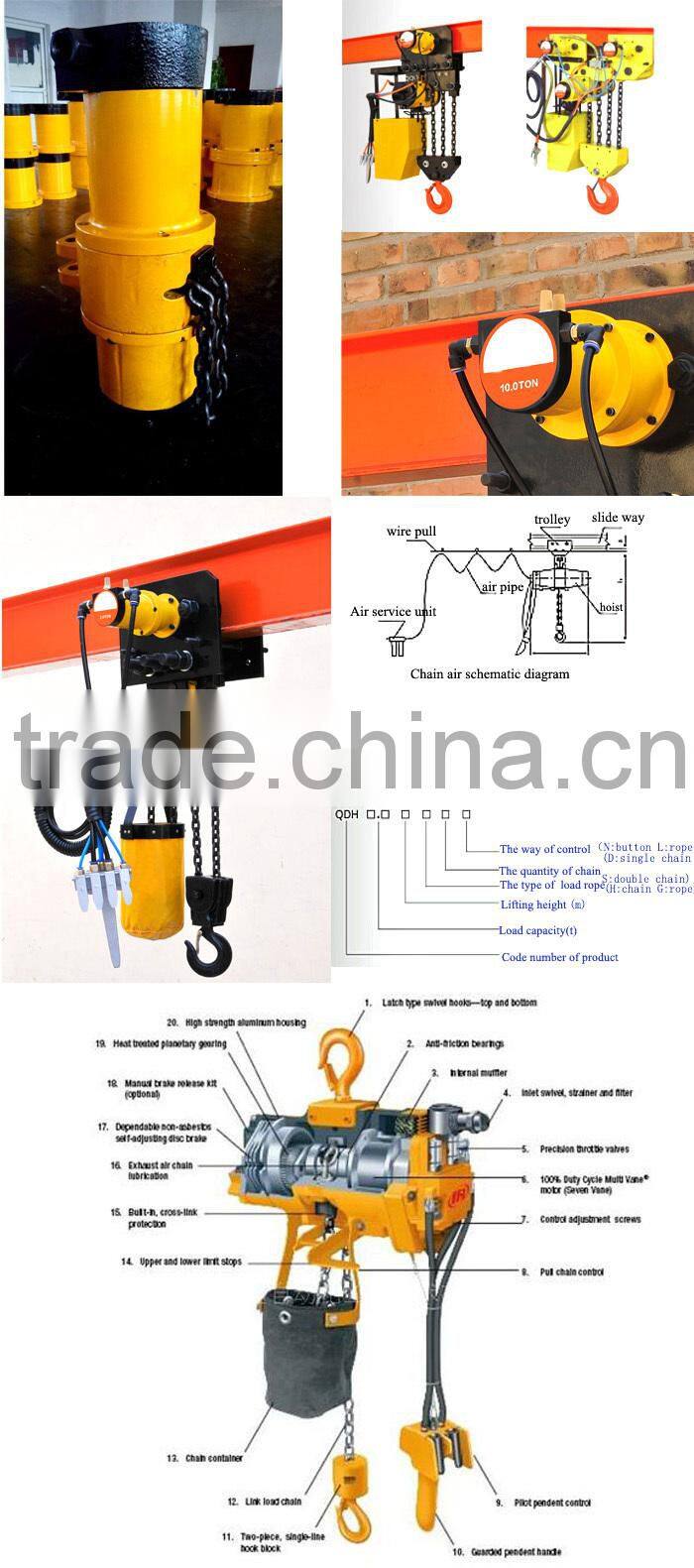 Alibaba China supplier Pneumatic Air hoist