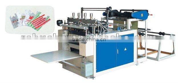 hot!!Computer-controlled two-pocket vest bag machine