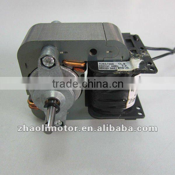 High torque low rpm electric motor Electric fan motorYJ62-25: 220V, 60hz, CL.B ac motor fan motor UL,VDE,CUL,CE,CCC