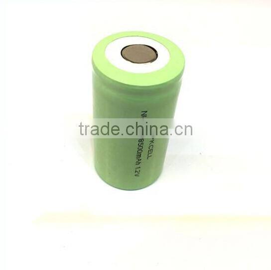 rechargeable 1.2V D 8500mAh nimh battey