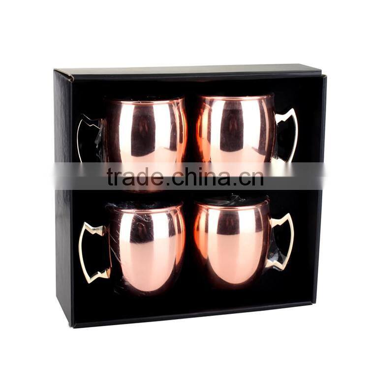 Promotional stainless steel gregorian copper mug manufacturer