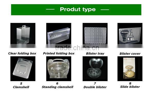 Customize clamshell with insert card