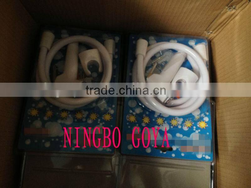 Brass T-adapter+ Hand held Bidet Toilet Shattaf Kit Sprayer &Wall Bracket+ hose GY-07