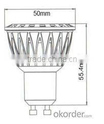 LED Spotlight Dimmable 12V 120degree CE RoHS MR16 3.5W