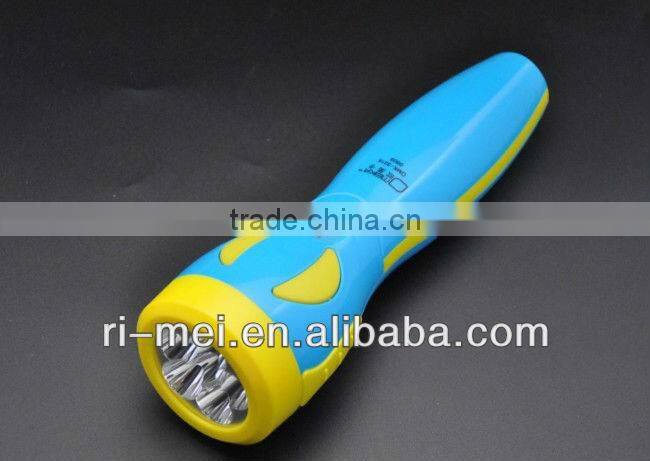Saving energy / plastic material 3216 LED Torch with rechargeable