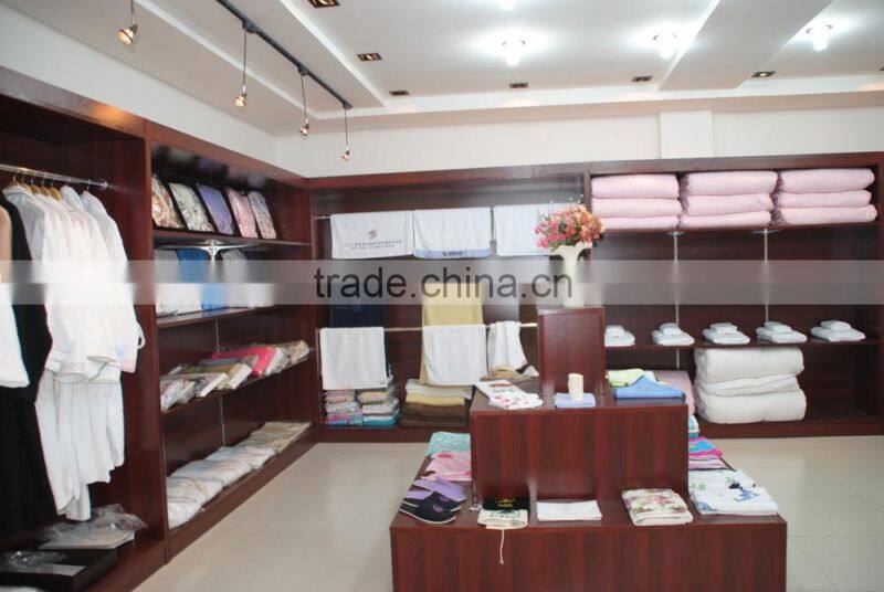 5 star Luxury Hotel Satin Border Hand Towels Yarn Dyed