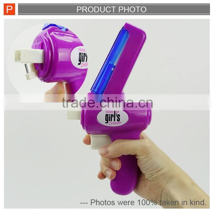 Fashion pretend plastic hair beauty hair set toy for girl