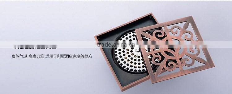 LABRAZE LE8503H bathroom/kitchen brass floor drains with Antique brushed