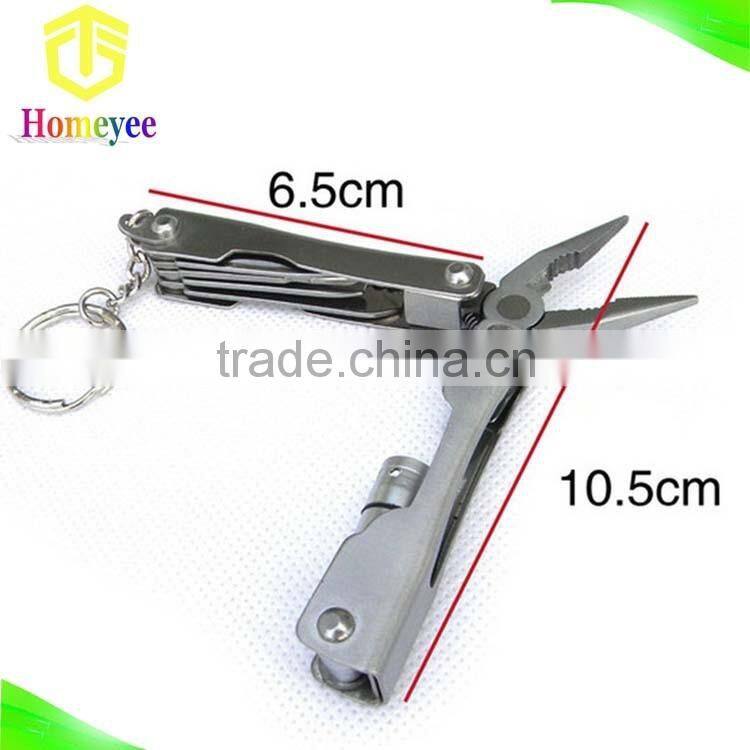 mini pocket plier Combination Plier Multi-Function Foldable Pliers with LED light