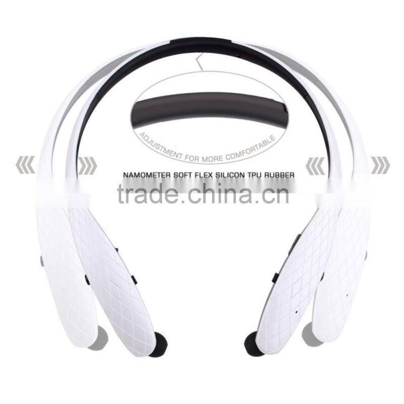 Headset with Mic Stereo Neckband Hand-free Wireless Sports Earphone