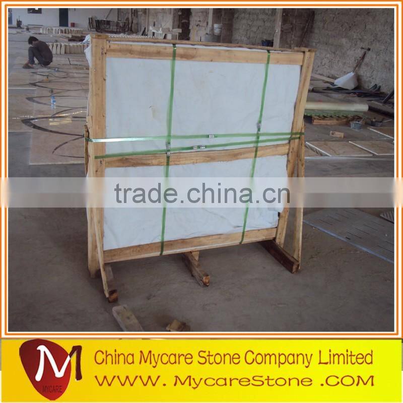 Flooring decor popular design waterjet design marble