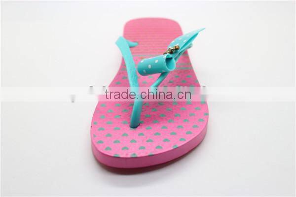 Top trendy sweet girls jelly slippers pvc flops hot flat jelly shoes sandals designer 2015 pvc beach sandals