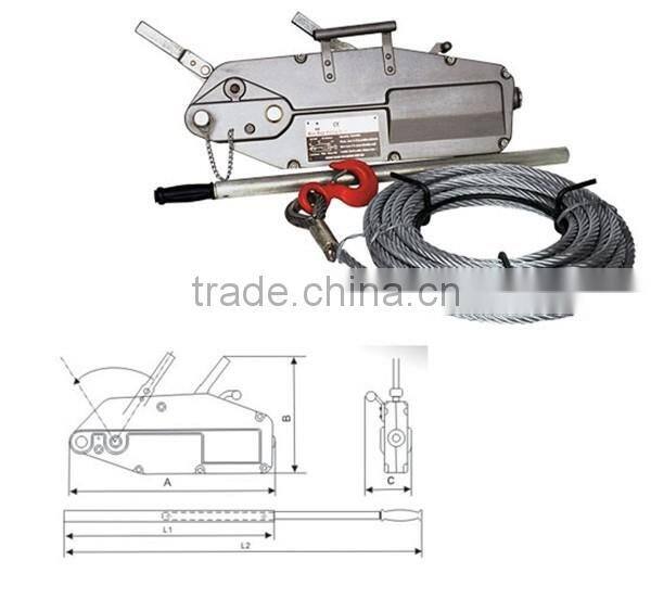 Steel wire rope pulling block VIT manual lever hoist