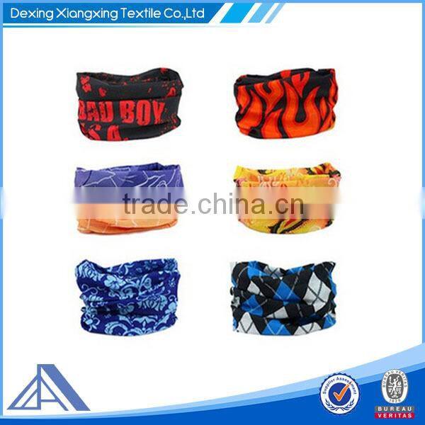 custom seamless and thermal transfer printing logo bandana