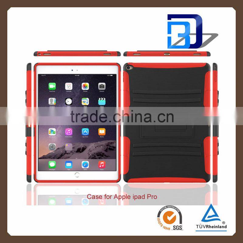 best selling products PC Silicone Kickstand Case for iPad Pro, Tablet Covers for iPad Pro Case with Stand function 12.9 inch