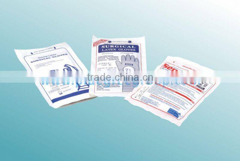 Sterile Latex Surgical Gloves Hospital Dental Medical Operation Best Sale 2014