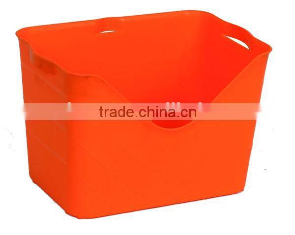 Colorful and New Style Plastic Storage Bin with Lid