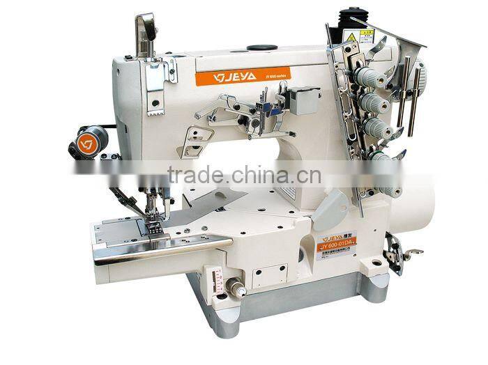 JY600-01DA direct-drive high-speed small flat bed interlock industrial power used sewing machine foot pedal (with auto trimmer)