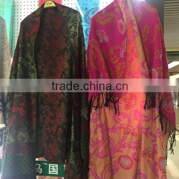 wholesale good price tartan yellow pure 100% cashmere scarf, cashmere shawl