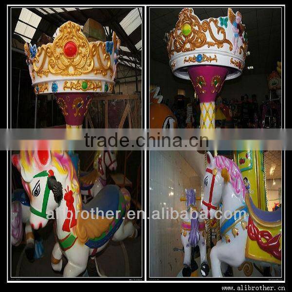 High quality and lower price mini carousel of amusement park rides 6 seats