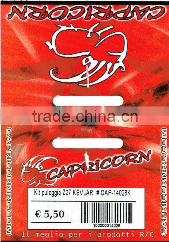 Japan Cheek massage card packaging pp clear produsts cards packaging