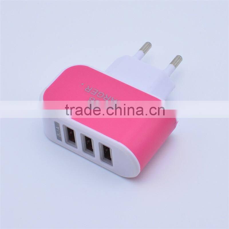Universal New multi Usb Port travel charger,power adapter for phone tablet