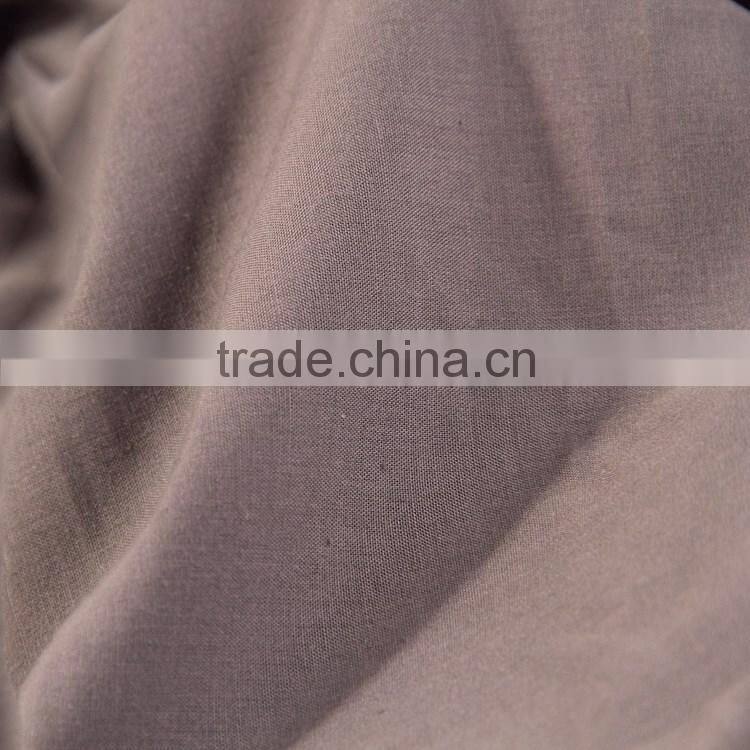 2015 Nantong factory hot selling 32S plain weave 60 cotton 40 polyeste spandex fabric for dress