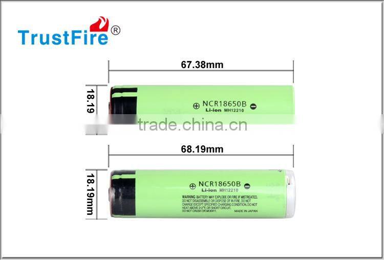 Trustfire original factory 18650 3400mah 3.7v rechargeable battery
