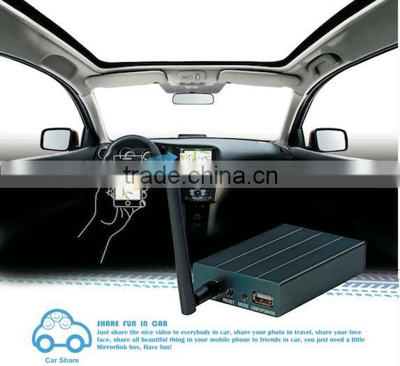 Wireless WIFI Mirror Link Support iPhone & Samsung Phone