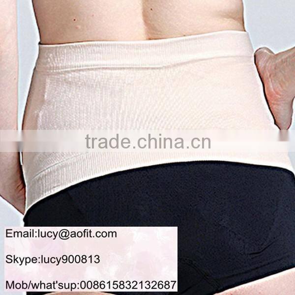 Maternity Support Belt - Double Support - Soft Cotton front -Seamless High Back