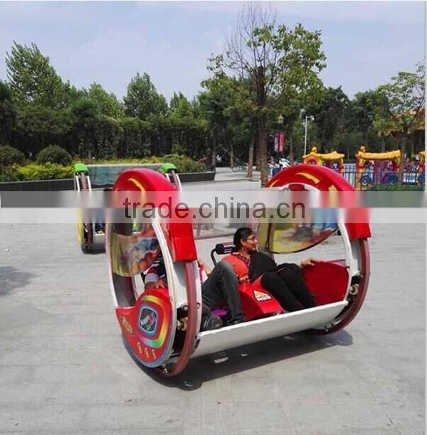 Outdoor amusement equipment luxury car electric happy le bar car for adults