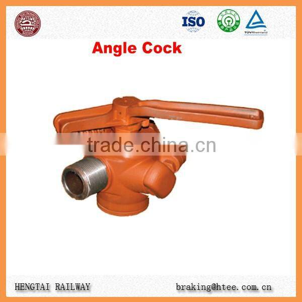Red Angle Cock for Railway or Train Complete Air Brake System with UIC Standard