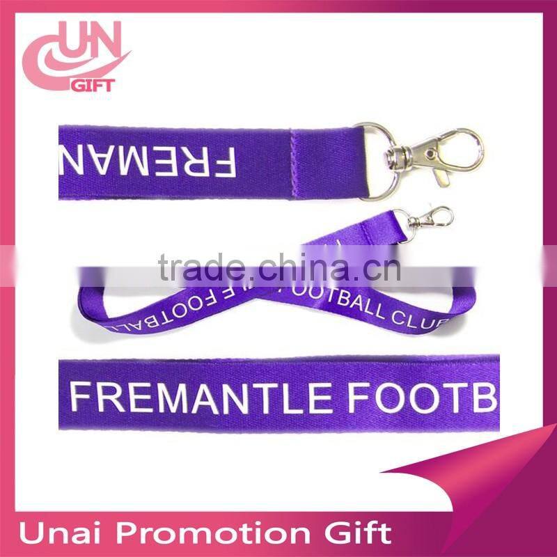 Custom 2cm heat transfer work permit card sleeve badge lanyard sling badge lanyard exhibition printing LOGO