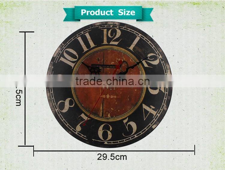 M1216 best quality decorative wall clock made in Fujian of China