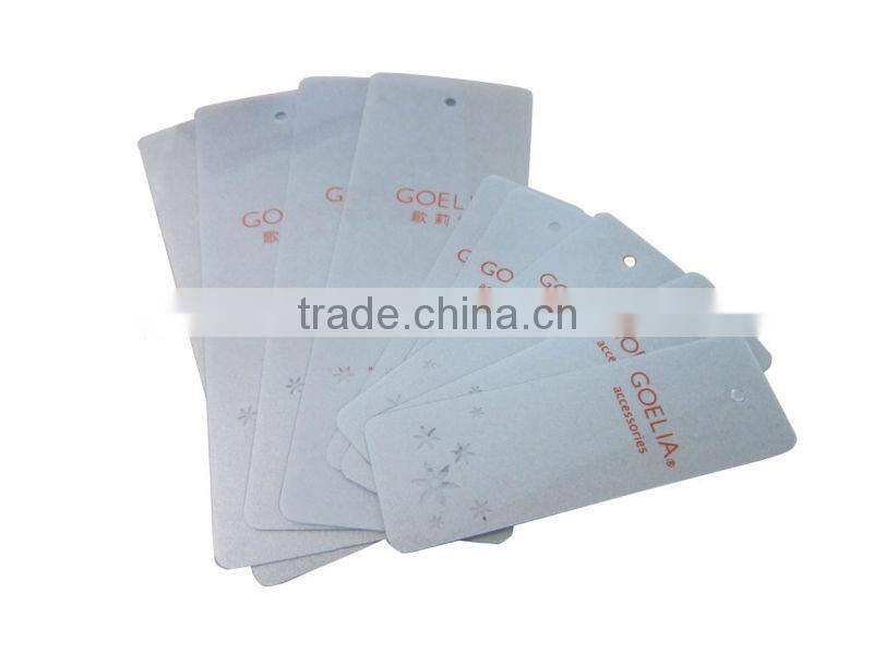 Cheapest print price tag labels for clothes with ribbon OEM In Guangzhou