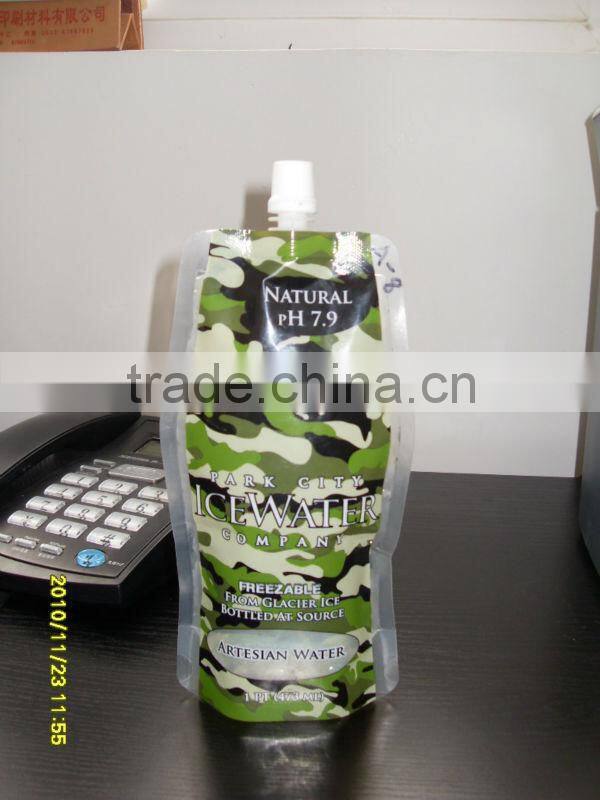 Full automatic 2 nozzles spout stand up pouch packing machine