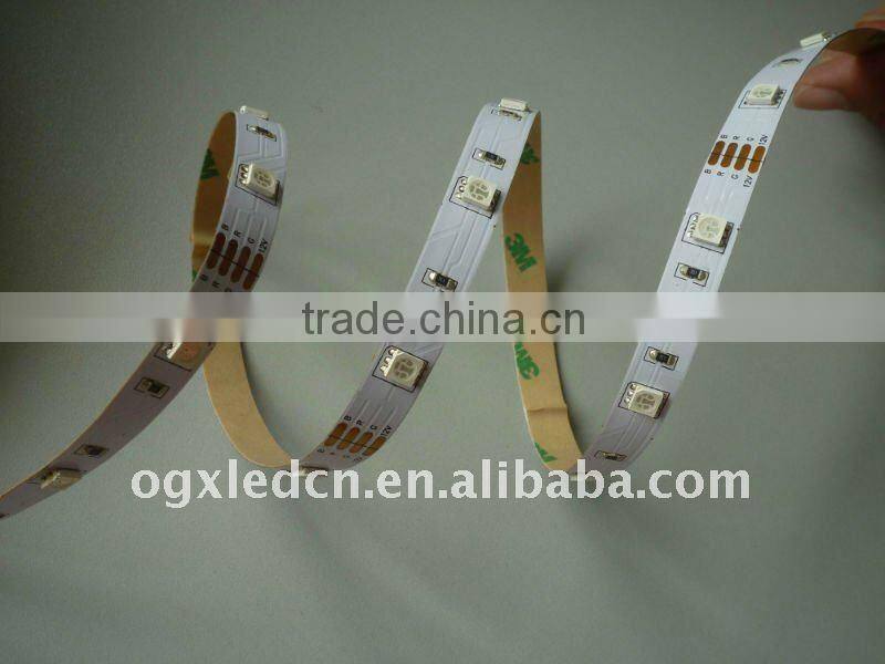 DC12V 5M/reel SMD 5050 White PBC flexible led strips