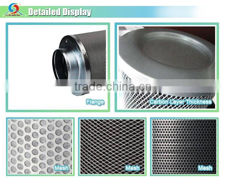 Hydroponics indoor grow system active carbon air filter