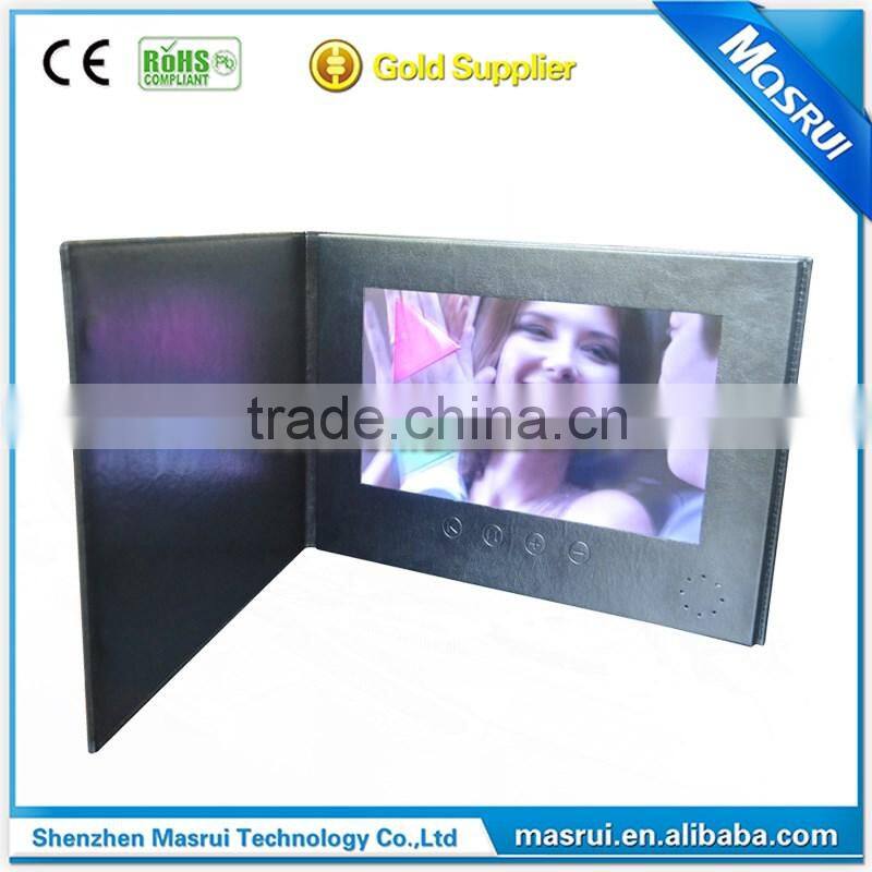 advertising video card Use and Invitation Card Card Type video screen brochure