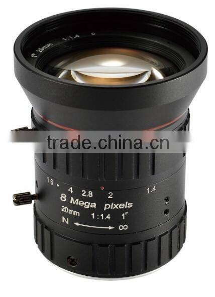 cctv camera parts 8.0 MP Focal length 20mm germanium lens F1.4 C mount CCTV Lens for mini camera covert surveillance