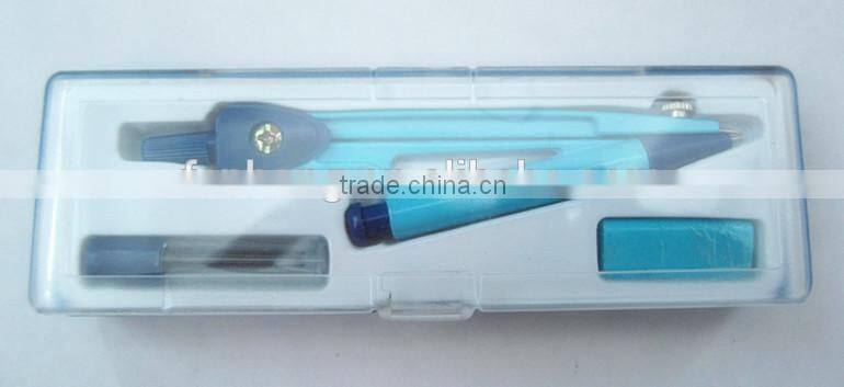 plastic drawing compass with a pencil