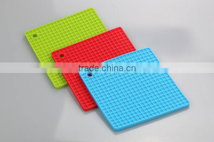 OEM 100% Food Grade Silicone Pot Holder, Silicone Cup Mat, Silicone Oven Liner