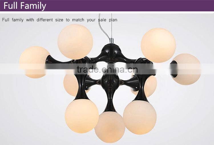 Pendant Lights with 9 Head White and Modern Style