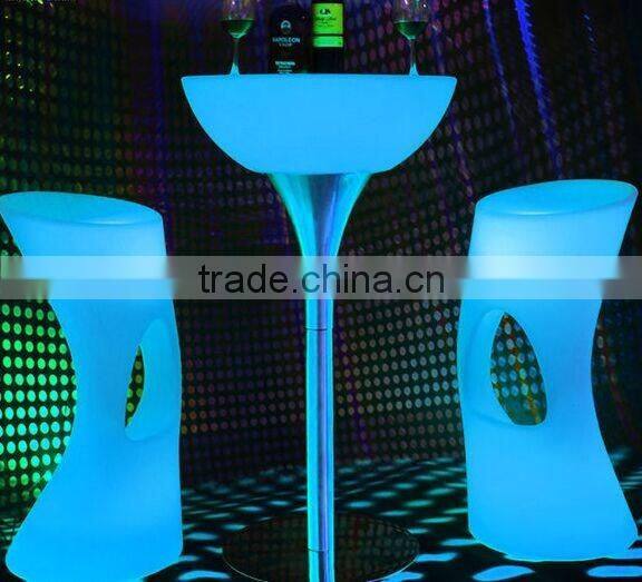 2016 Top Sale Decorative party led color changing table/Garden Furniture Set Outdoor Console Table/Disco Table