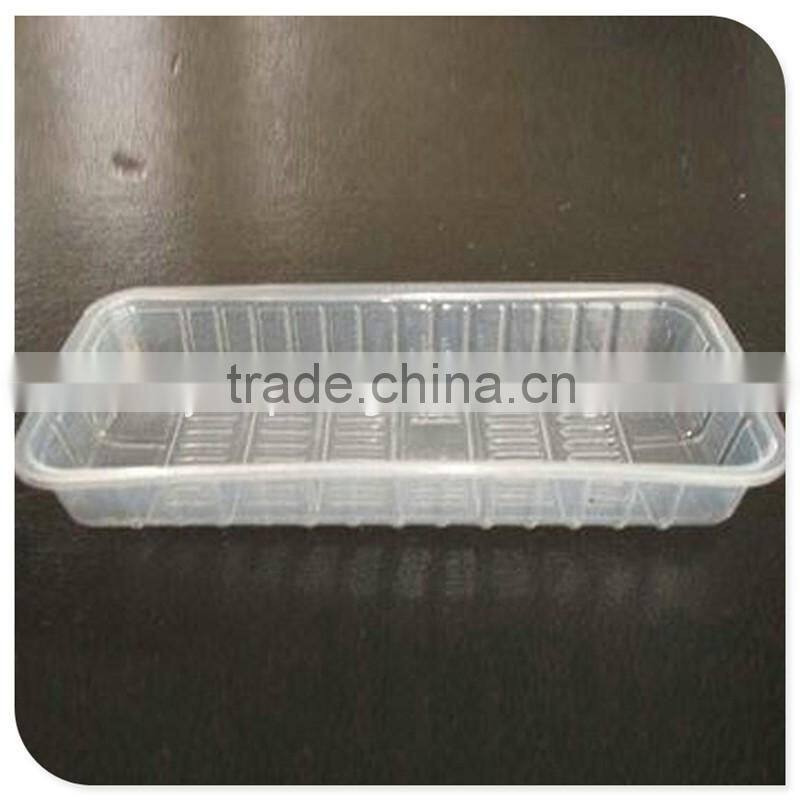 clear plastic food trays with one compartment