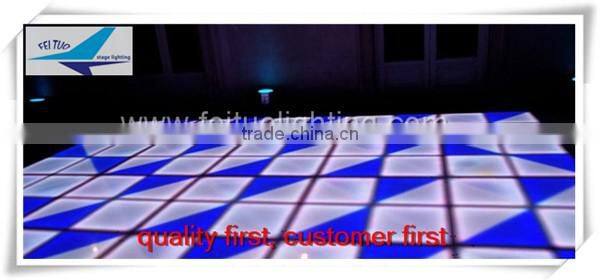 High cost performance disco floor 432 pcs acrylic dance floor, make led dance floor