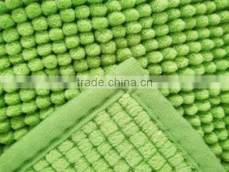 home textile tufted sebs back chenille mat