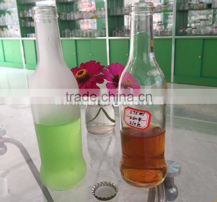 275ml Frost glass bottle for cocktail wine/ beverage juice/ mineral water