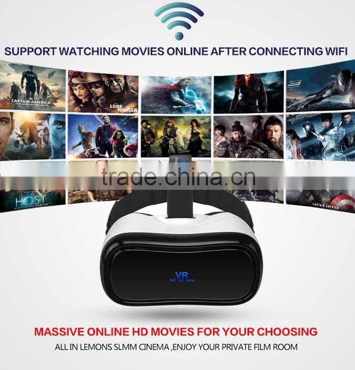 2016 New Design 3d vr all- in- one Glasses sex pron video google xxx