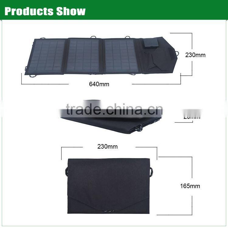High Quality 10.5W High Quality Foldable Solar Bag for Mobile and outdoors use